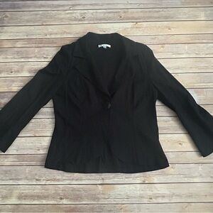 CAbi Classic Black Blazer | Size Large
